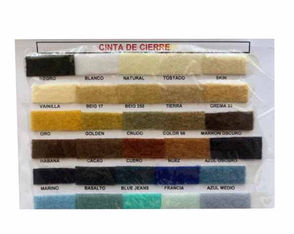 Cinta cierre velcro 100mm colores para coser